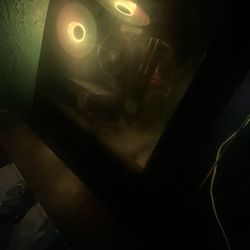 Pc keyboard and Logitech mouse and monitor