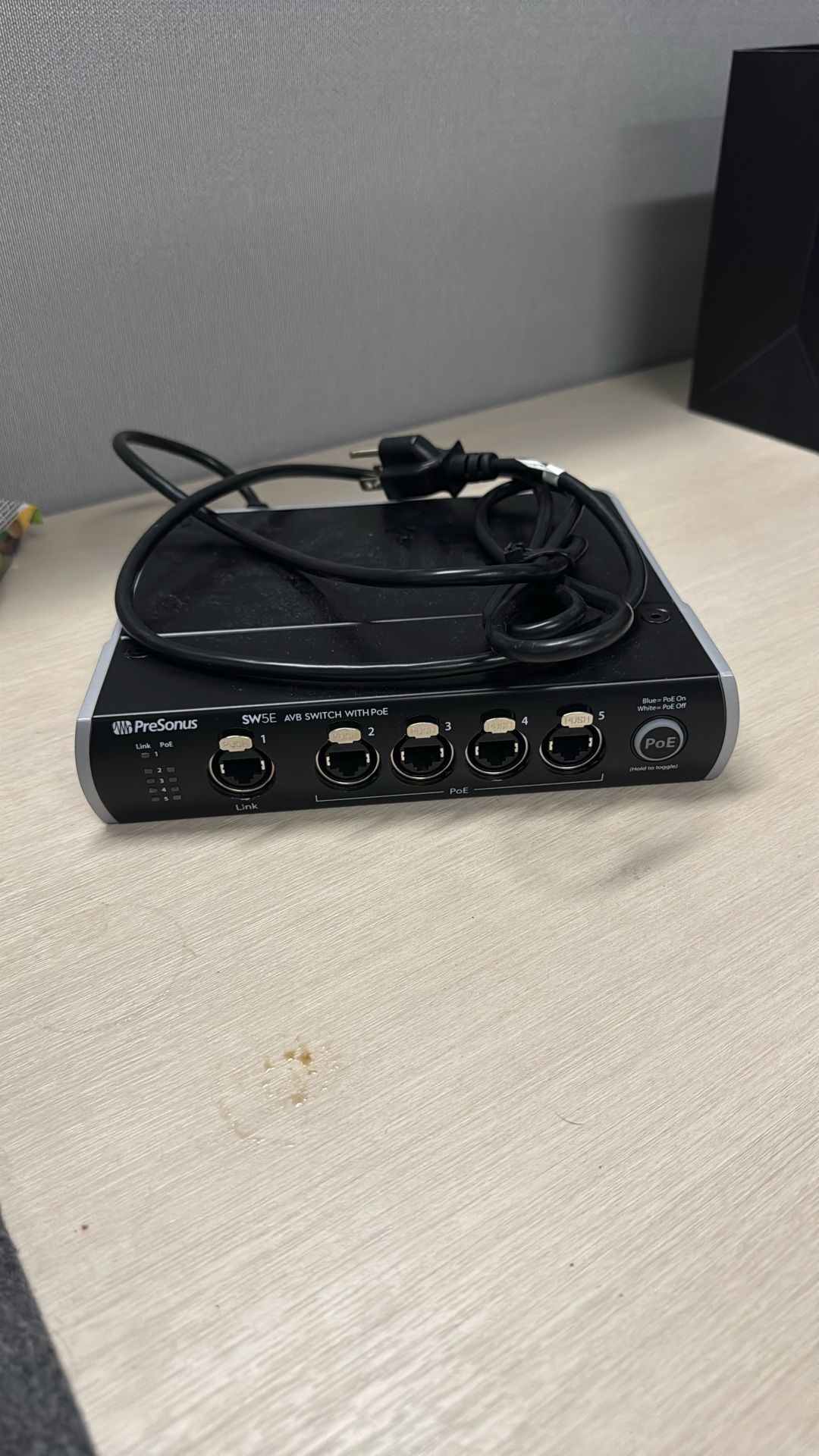 PreSonus SW5E AVB Switch With POE