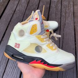 Jordan 5 off-white sail 