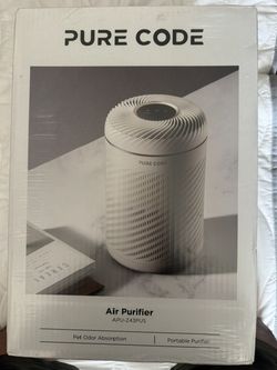 Pure Code APU-Z43PUS Air Purifier – Pet Odor, Ionizer, Auto & Night Mode (Sealed)