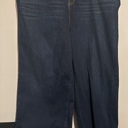 Wide leg super soft denim jeans (SIZE 24)