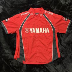 Authentic Yamaha Button Up Pit Shirt