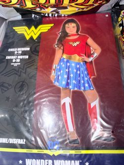 Girls medium wonder women 8-10