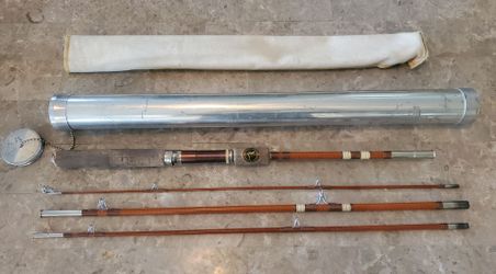 VINTAGE WRIGHT & MCGILL EAGLE CLAW EARLY TRAIL MASTER 7 1/2 FLY ROD M4TMU