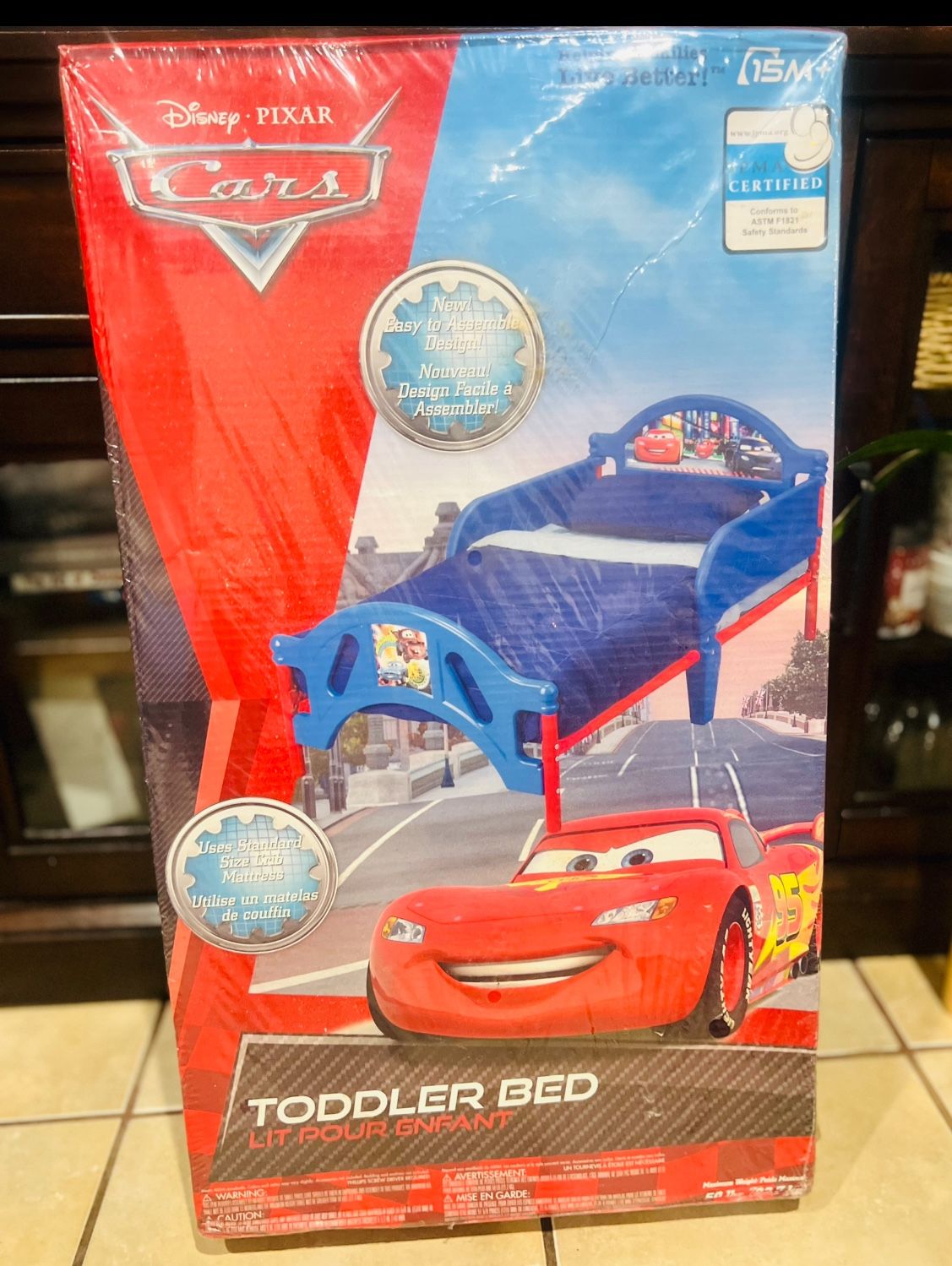 Disney Lighting McQueen Toddler Bed Frame Only No Matress