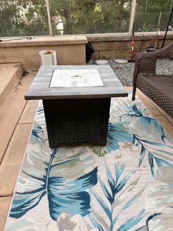 Outdoor Propane Fire Pit Table