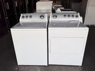 Whirlpool top load washer and gas dryer combo super capacity plus 90 day Warranty Delivery available Venmo - PayPal - credit card accepted