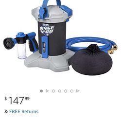 Rinse And Go Car Washing System