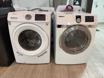 Samsung Front Load Washer And Dryer Set - $599