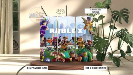 Roblox Gamer 20 Oz Stainless Steel Tumbler (READ DESCRIPTION)