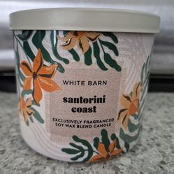 NEW White Barn Santorini Coast 14.5oz 3-Wick Candle