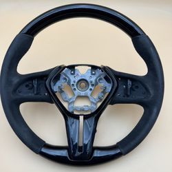 Suede Steering Wheel FOR INFINITI Q50 Q60 QX50 QX55 2016-2024