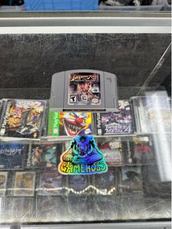 Indiana Jones the Infernal Machine N64 $180 Gamehogs 11am-7pm
