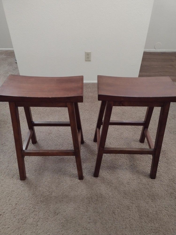 2 counter height pottery barn tibetan stools