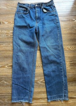 Jordin VTG Straight Blue Denim Jeans Mens Regular Fit Mid Rise Size 34x30