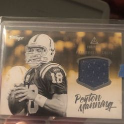 Peyton Manning Football Card