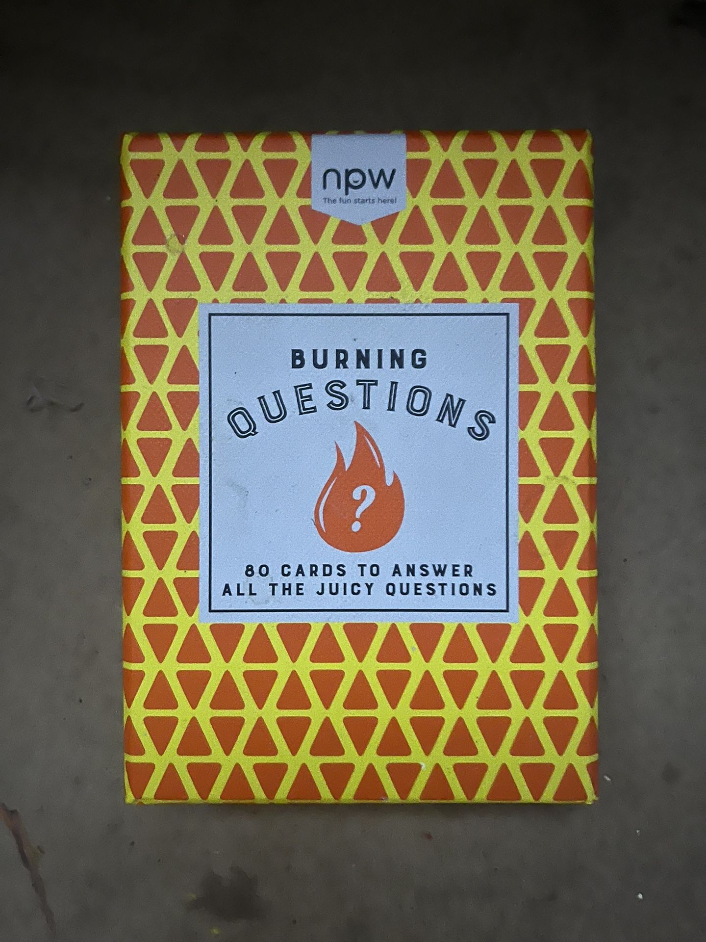 Burning Questions Games