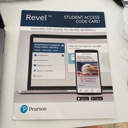 Pearson Student Access Card Government