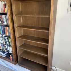 2 Wood Bookshelf’s Sell Together Or Separate. 