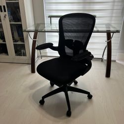 Glass Desk And Chair