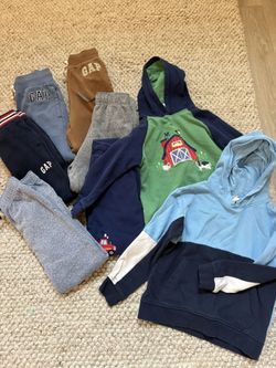 Kids Sweatpants And Hoodies Size 6-7