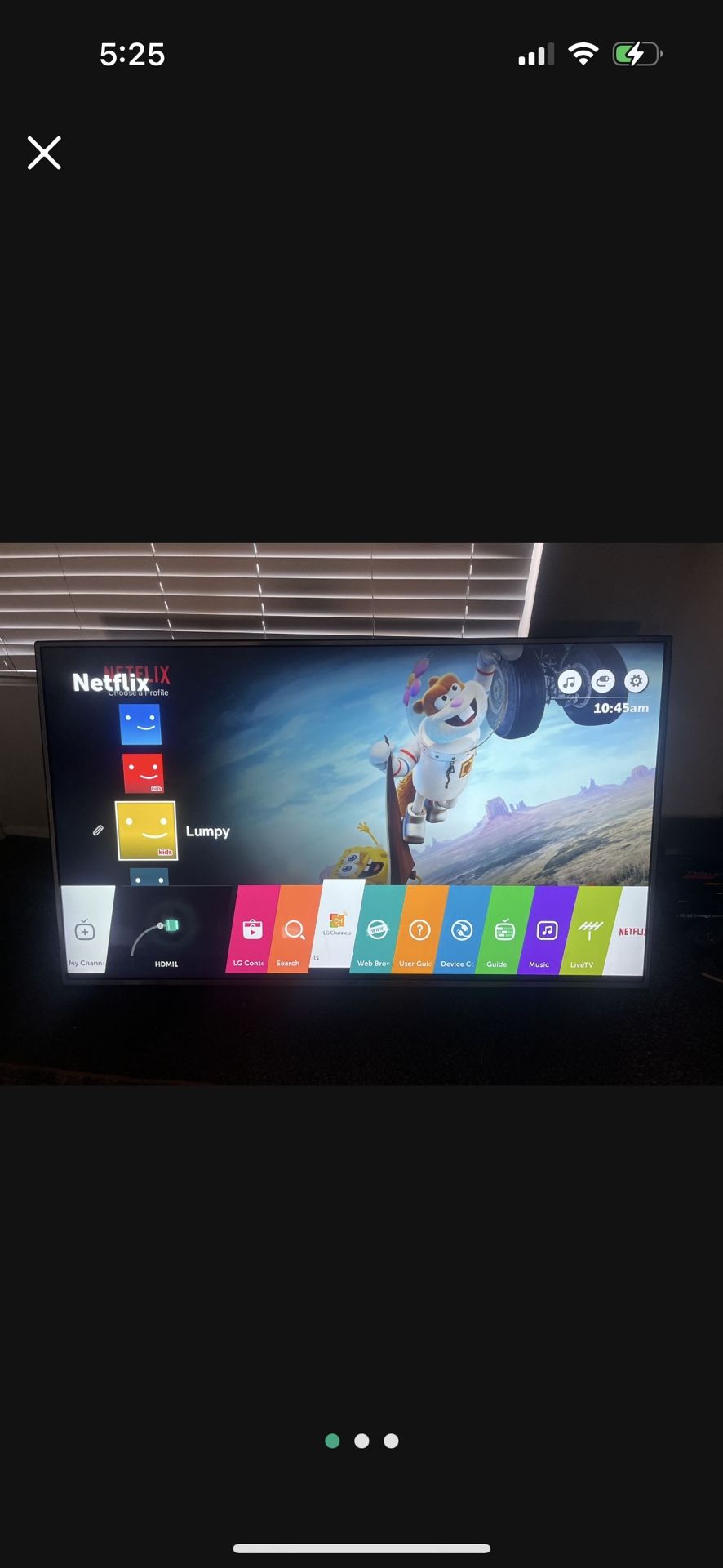 Lg 60 Inch TV