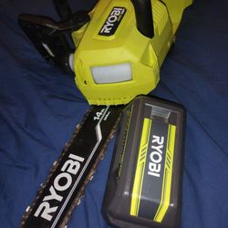 40V Ryobi ONE Cordless Chainsaw 