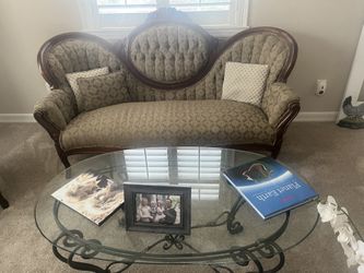 Vintage Mahogany Sofa