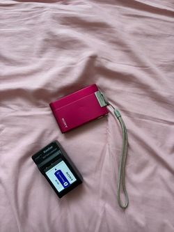 Sony pink camera