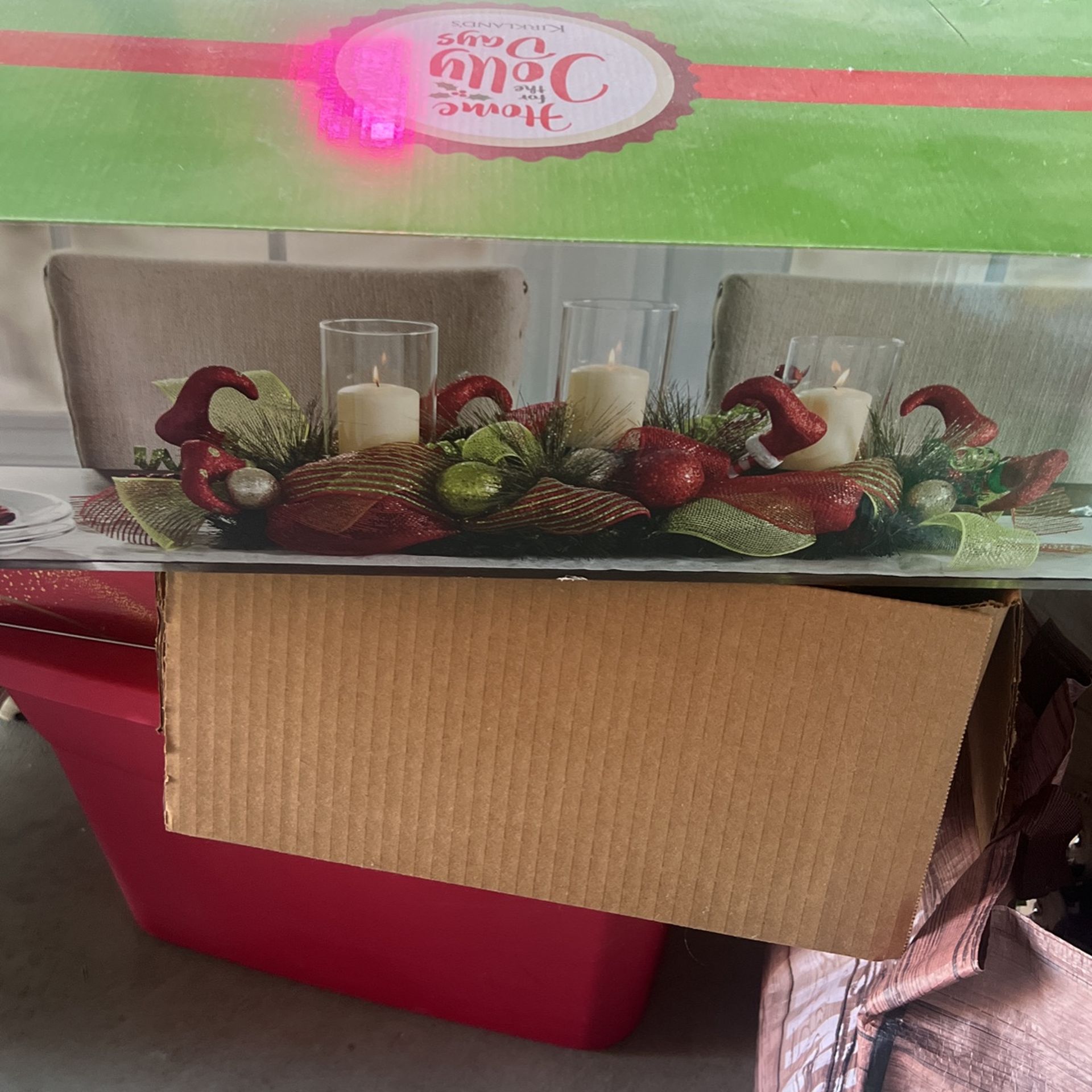 Kirkland’s Elf Legs Centerpiece