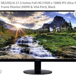 Acer Computer Monitor 