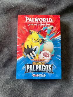 Palworld Dawn of Palpagos Red/Blue Trial Deck