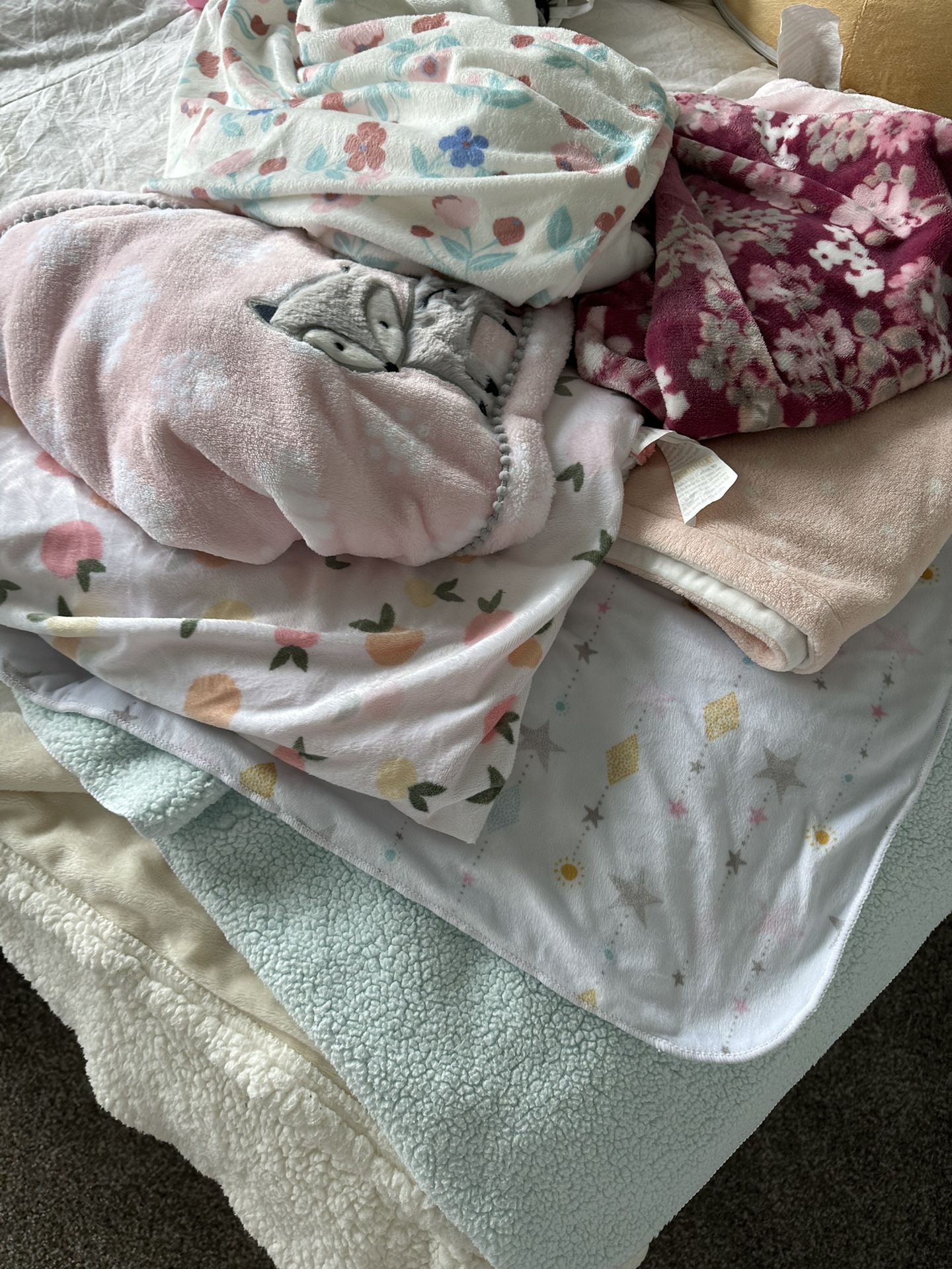 7 Infant Baby Girl Blankets
