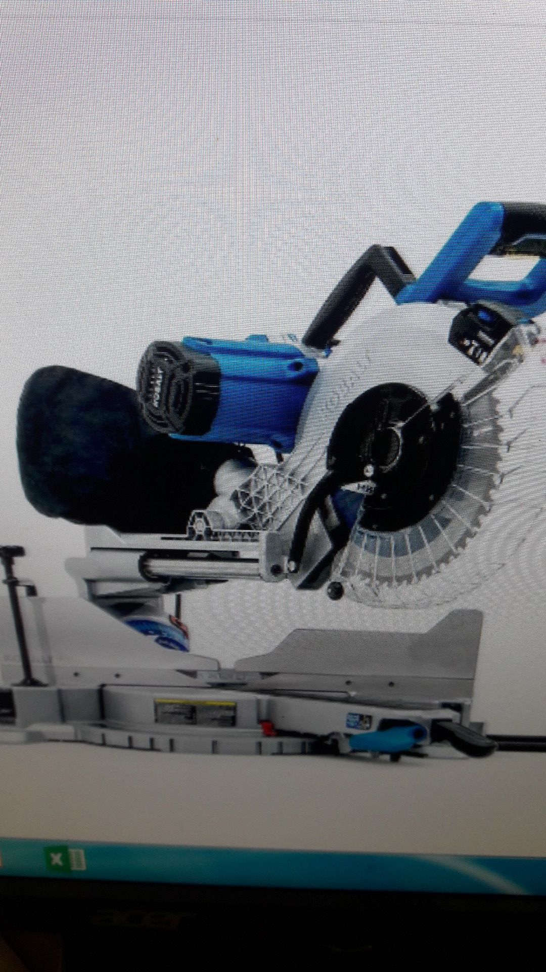 Kobalt 12 inch dual bevel sliding laser compound miter saw