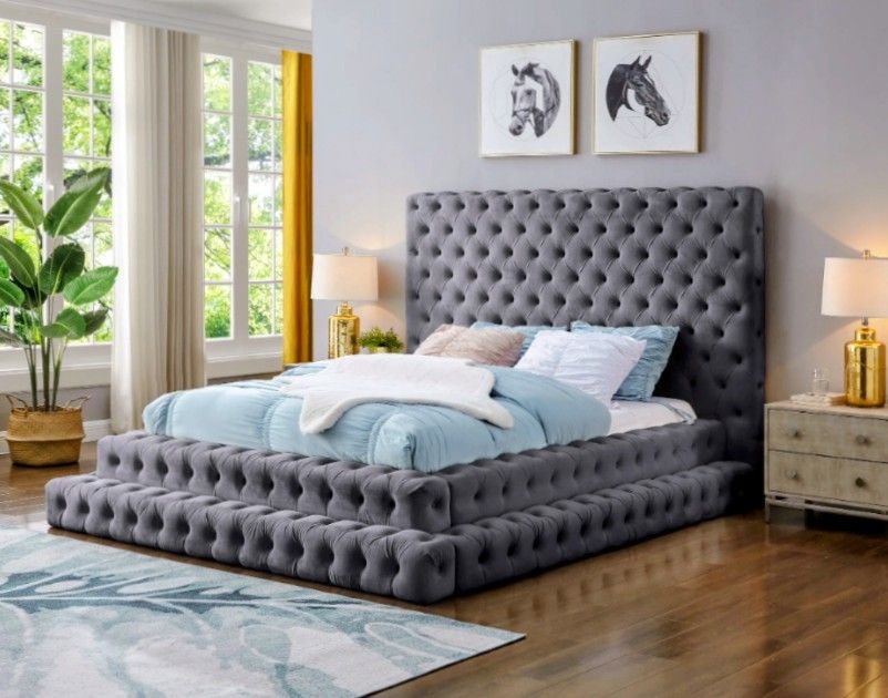 Queen Size Platform Bed - Atlanta Same Day Delivery 