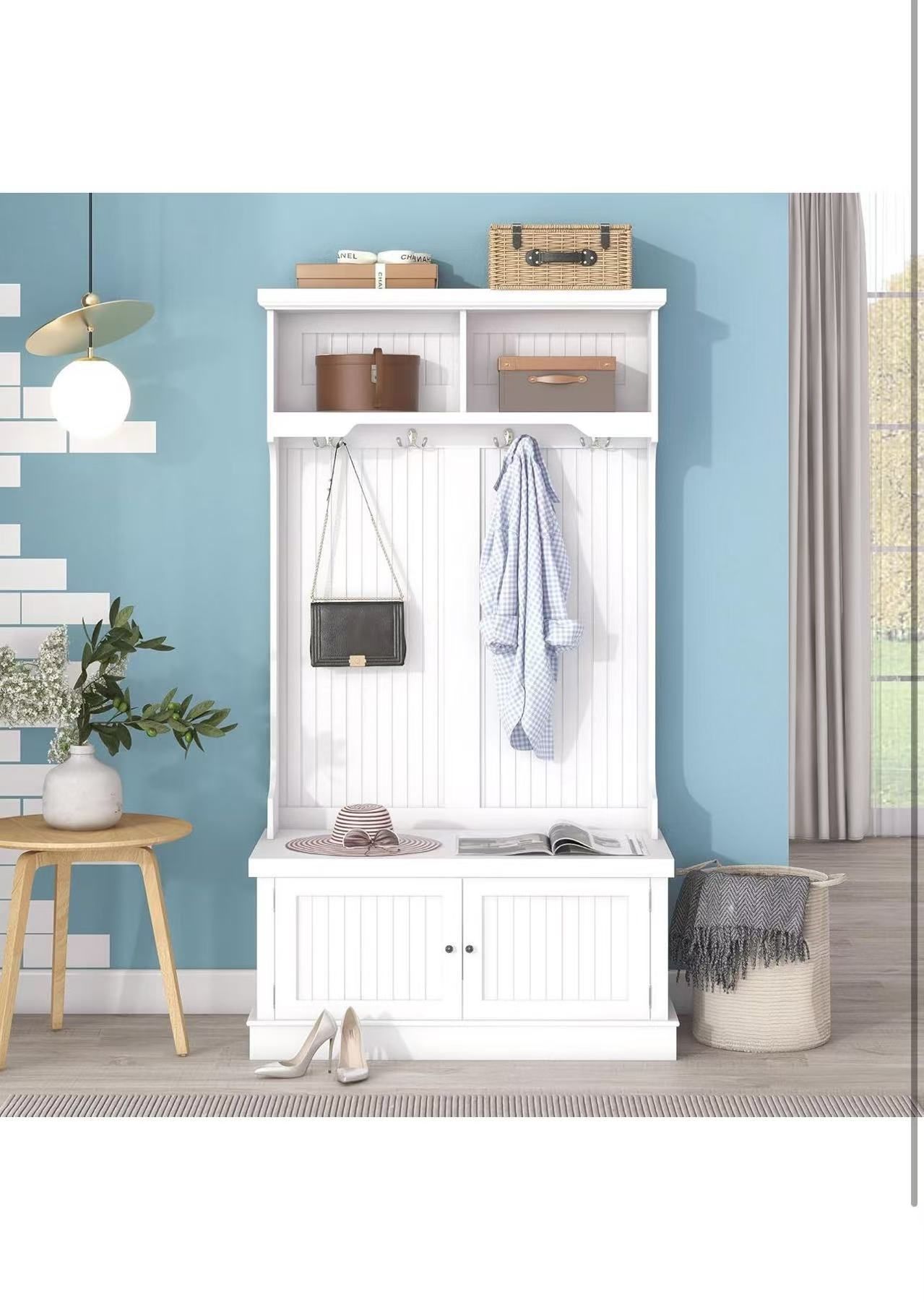 ā¤ļø š„Final saleš„Modern Hall Tree With Storage Shoe Bench