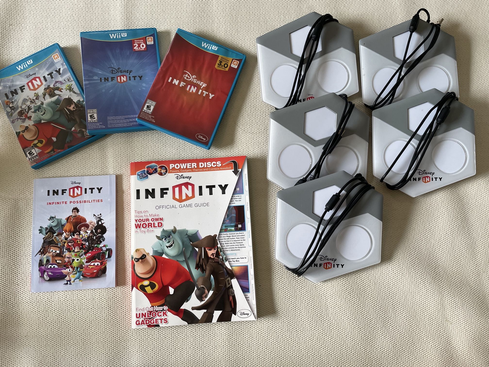 Disney Infinity 1.0 2.0 3.0 Wii U Game, Base Xbox Playstation Wii, Prima Guide
