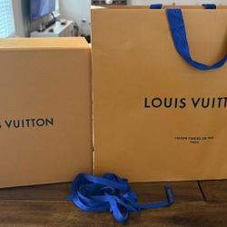 Empty Louis Vuitton LV Box And Bag $60