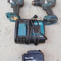 Makita Drill 18v Good Condition 