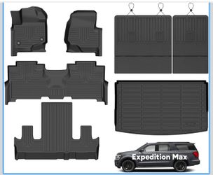 Ford expedition max all Weather floor mats custom fit