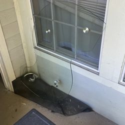 Glass S Shape For Living Room Table