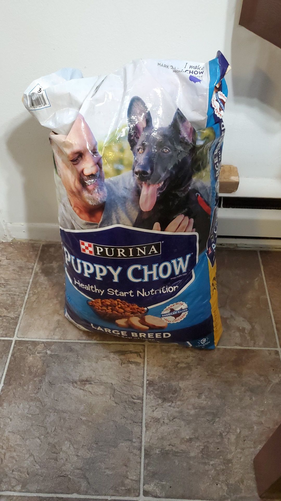 32lb large breed purina puppy chow
