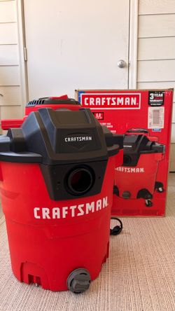 Craftsman 12-Gallon 6.0 Peak HP Wet/Dry Vac with Detachable Blower (Open Box / Brand New)