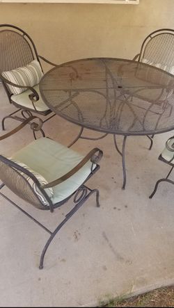 Patio Set Table And Chairs Metal