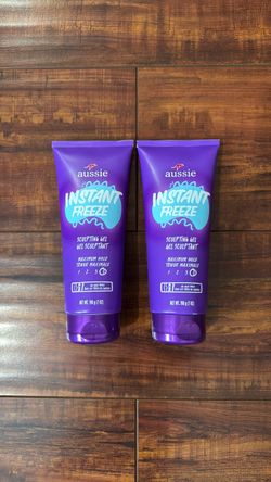 Aussie INSTANT FREEZE  Sculpting Gel: Maximum Hold #4; 7 oz Each (2 For $8)
