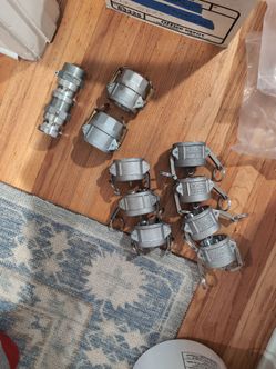Dixon Andrews Aluminum 2" Cam Lock banjo Fittings Lot