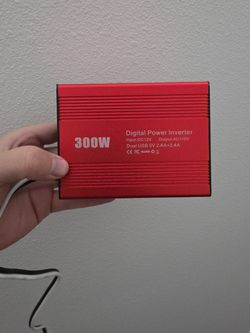 300W Car Power Inverter DC 12V to AC 110V + USB