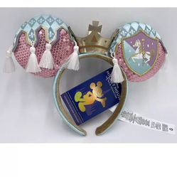 Disney Ears Headband Regal Carrousel Prince Charming Limited 50th Anniversary