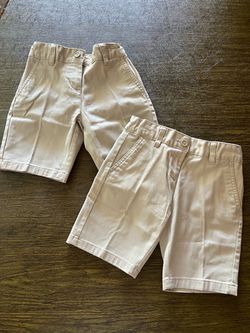 Girl khaki shorts size 7