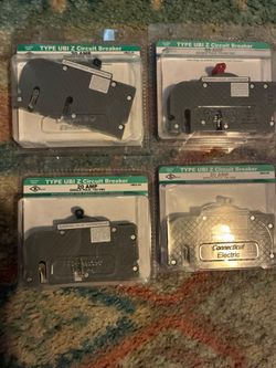 Connecticut Electric Type UBI Z Circuit Breakers – Lot of 4